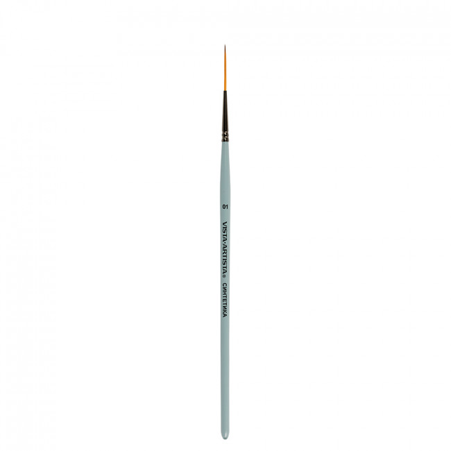 Кисть синтетика круглая, лайнер, короткая ручка №01 VISTA-ARTISTA Кисть синтетика круглая, лайнер, короткая ручка №01 VISTA-ARTISTA