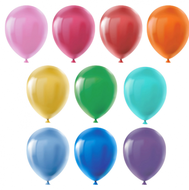 Набор воздушных шаров 30см, ассорти №1, BOOMZEE/BLS-30 (10)