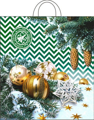 Пакет ПВД петлевой (40*42) 45 мкм "Иней"