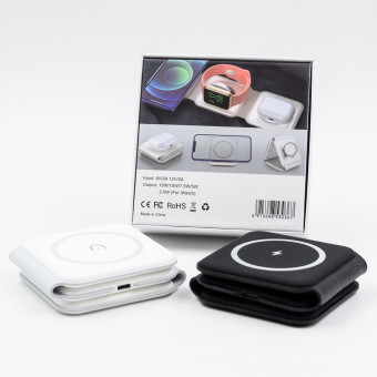 Беспроводной магнитный  аккумулятор Powebank для iPhone,часов 3в1, MAYLOTT/30367 Беспроводной магнитный  аккумулятор Powebank для iPhone,часов 3в1, MAYLOTT/30367