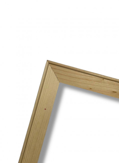 Подрамник глухой из сосновой рейки сечением 13*30мм, размер 25x40см