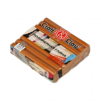 Полимерная глина 52г металлик, 1105 золото, Craft&Clay/CCH 1105