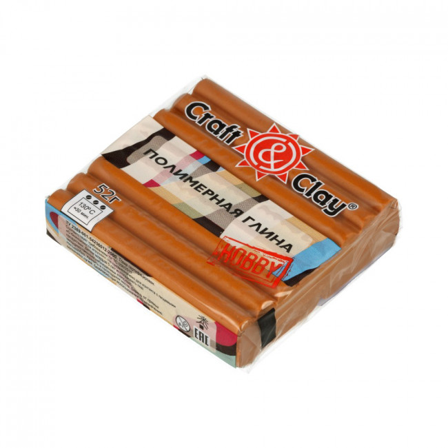 Полимерная глина 52г металлик, 1105 золото, Craft&Clay/CCH 1105