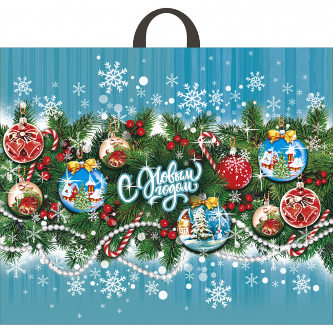 Пакет ПВД петлевой (60*50) 70 мкм "Снежное варьете" (25) Пакет ПВД петлевой (60*50) 70 мкм "Снежное варьете" (25)