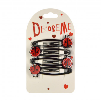 Набор заколок 4,5см для волос, 4шт, BV/2-719/29 (10)