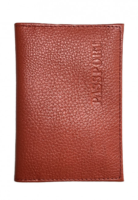 Обложка на паспорт WENZER OFFiCE, Passport из натур.кожи ср гл с карманом, "флоттер", коралл