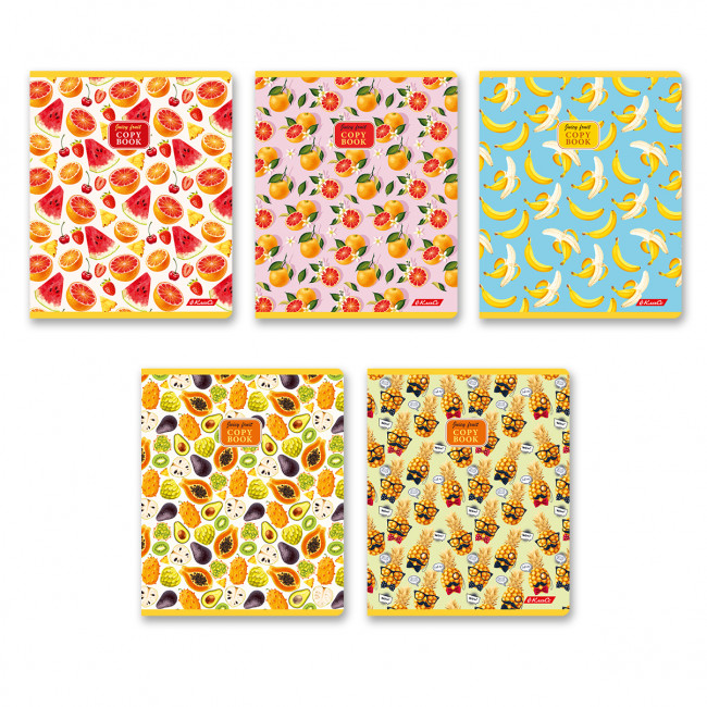 Тетрадь 60 клетка "Фруктомания!" скрепка, Светоч (10/60) Тетрадь 60 клетка "Фруктомания!" скрепка, Светоч (10/60)