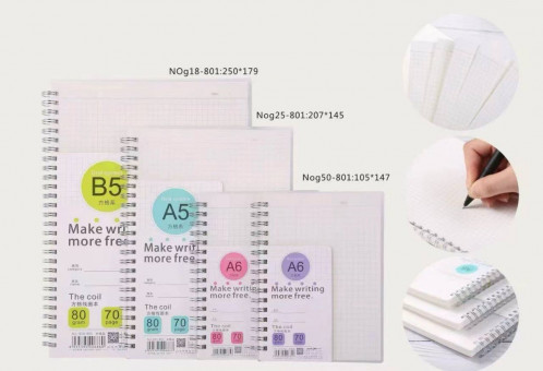 Блокнот А6 для записей 140стр., бумага 80гр., клетка Cobest/50-801