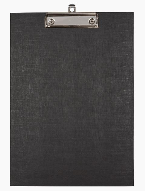 Клипборд "deVENTE" A4, картон, толщина 2 мм, покрытие ПВХ, черный