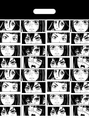 Пакет вырубной Аниме комикс (36,5*48 см.) ПО-0099 (25)