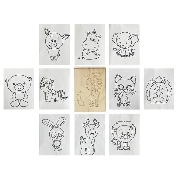 Конструктор многоразовая раскраска (животные)