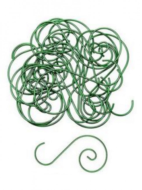 Набор металлических крючков 5*2.5см 40 шт, 4см. зеленые MILAND/НУ-6176 Набор металлических крючков 5*2.5см 40 шт, 4см. зеленые MILAND/НУ-6176