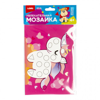 Увлекательная мозаика (набор малый) "Единорог" LORI/Км-001 (25) Увлекательная мозаика (набор малый) "Единорог" LORI/Км-001 (25)