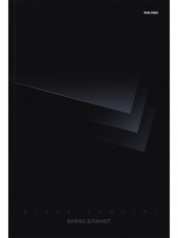 Бизнес- блокнот А4 80л клетка "Эстетика чёрного", 7БЦ, склейка, Проф-Пресс/Б80-6747 (10)