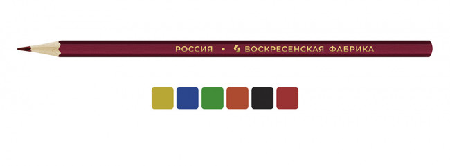Набор карандашей металлик 6цв "Царевны" заточенные, ВКФ/TSR-MCP-6006 Набор карандашей металлик 6цв "Царевны" заточенные, ВКФ/TSR-MCP-6006