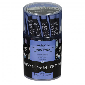 Ручка шариковая 0,7мм синяя "FreshWrite. Дамские штучки. Сумочки", BV/20-0214/74 (24)
