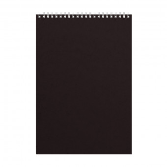 Блокнот А4 60л клетка "Office", на гребне, черный, BV/61361 (14)