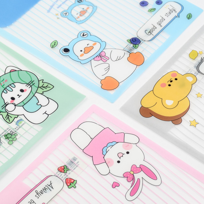 Папка 32*23см пластиковая, на кнопке "Милашки", вертикальная, MAYLOTT/SK-1005 (8) Папка 32*23см пластиковая, на кнопке "Милашки", вертикальная, MAYLOTT/SK-1005 (8)