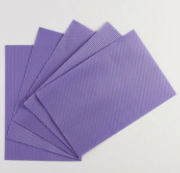 Вощина для изготовления свечей, фиолетовый пастель, 1 кг, 39х26 см 9771507 (12)