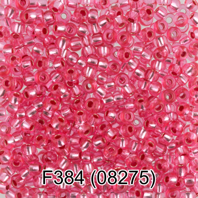 Бисер Чехия "GAMMA" круглый 6   10/0   2.3 мм    5 г  1-й сорт F384 розовый ( 08275 )