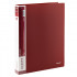 Папка на 4-х кольцах, 35 мм, бордовая, AXENT (60)