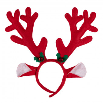 Карнавальный ободок 01_Олень_красный, BOOMZEE/PBZ-43 №01