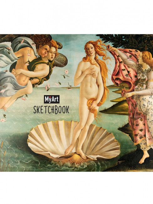 Скетчбук "Сандро Боттичелли. Рождение Венеры" MyArt. Формат: 200х200х19мм 160стр, Проф-Пресс Скетчбук "Сандро Боттичелли. Рождение Венеры" MyArt. Формат: 200х200х19мм 160стр, Проф-Пресс
