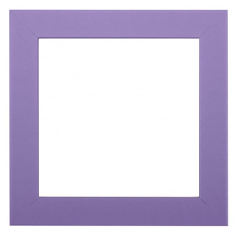 Фоторамка 11 х 11см пластик, с оргстеклом, фиолетовый пастельный, Gamma/ПРК-02 фиолет (12)