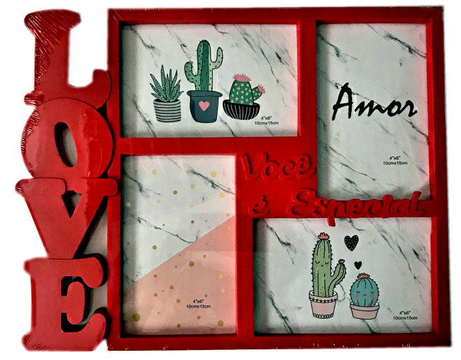 Фоторамка - КОЛЛАЖ на 4 фото 10/15 KS004-2