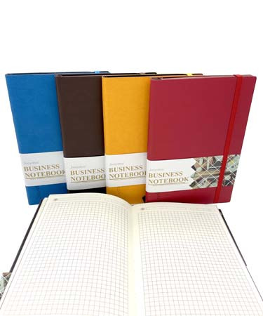 Ежедневник   А5 к/зам JOOYDOO  CL-618 недатированный, клетка, мягкая обложка, с резинкой, цветной срез, цвета ассорти QD-19266 (1/3/72)