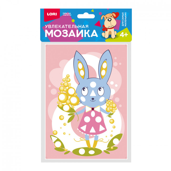 Увлекательная мозаика (набор малый) "Зайка" LORI/Км-030 (25) Увлекательная мозаика (набор малый) "Зайка" LORI/Км-030 (25)