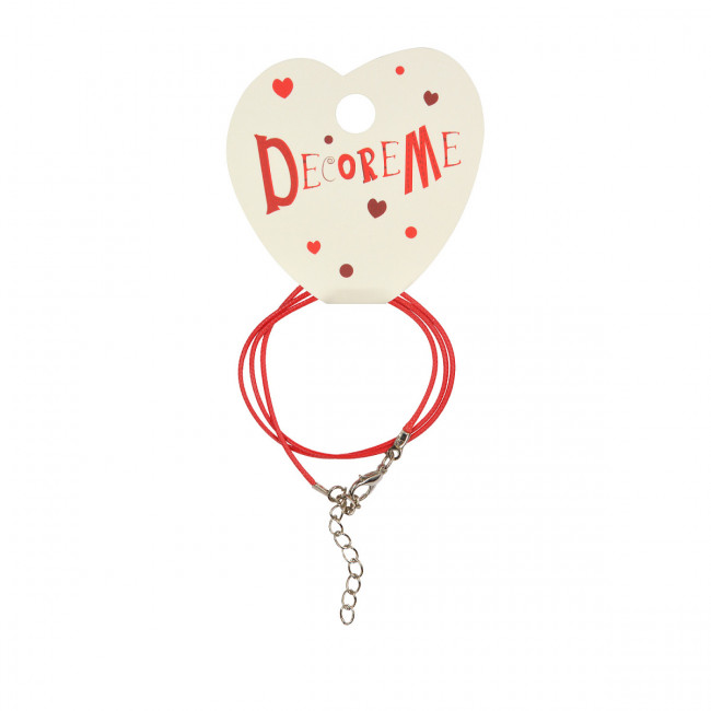 Шнурок 41см с застежкой вощеный, ассорти, BV/2-155/08 (15)