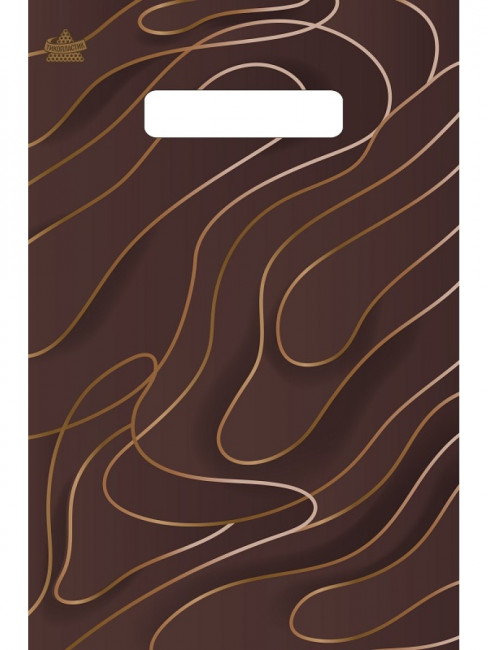 Пакет вырубной Шоколад голд (30*20 см) н00188254