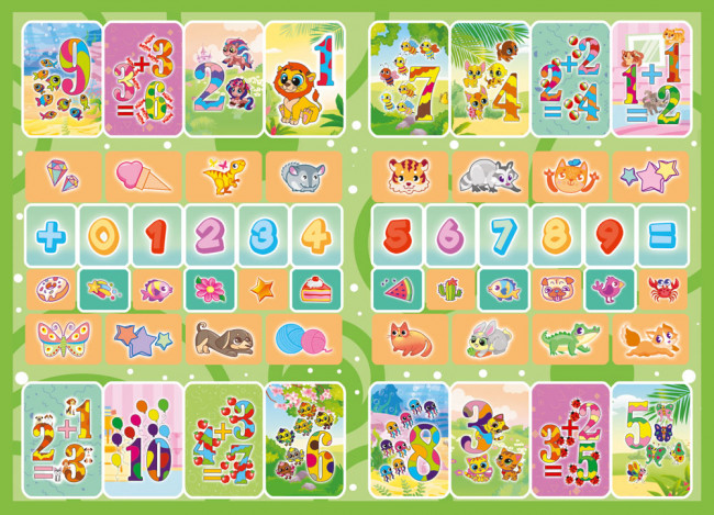 Раскраска с наклейками (А5) РНМ-738