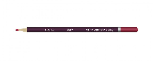 Карандаш цветной художественный заточенный 338 хинакридон пурпурный, Gallery VISTA-ARTISTA/VGCP 338 (6)