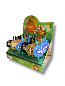 Ручка шариковая 0,7мм синий "Пушистые питомцы" (24) Ручка шариковая 0,7мм синий "Пушистые питомцы" (24)