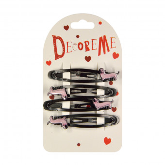 Набор заколок 4,5см для волос, 4шт, BV/2-719/82 (10)