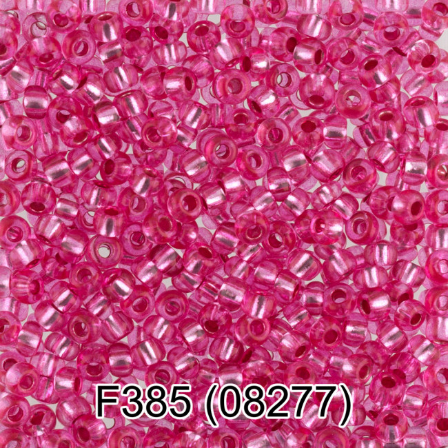 Бисер Чехия "GAMMA" круглый 6   10/0   2.3 мм    5 г  1-й сорт F385 т.розовый ( 08277 )