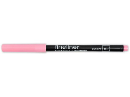 Линер 0,3мм "Fineliner", светло-розовый, Koh-I-Noor/7770210901KS (12)