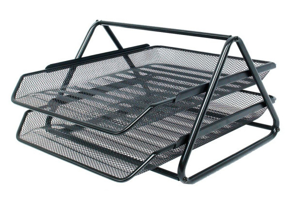 ЛОТОК ГОРИЗОНТАЛЬНЫЙ металлический 2-х ЯРУСНЫЙ