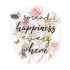 Термотрансфер 12.5х14.5см "Spread happiness". Gamma/M-218