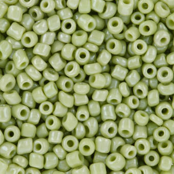 Бисер "Zlatka" GR 11/0 (0121-0130) 10 х 10 г №0124 салатовый