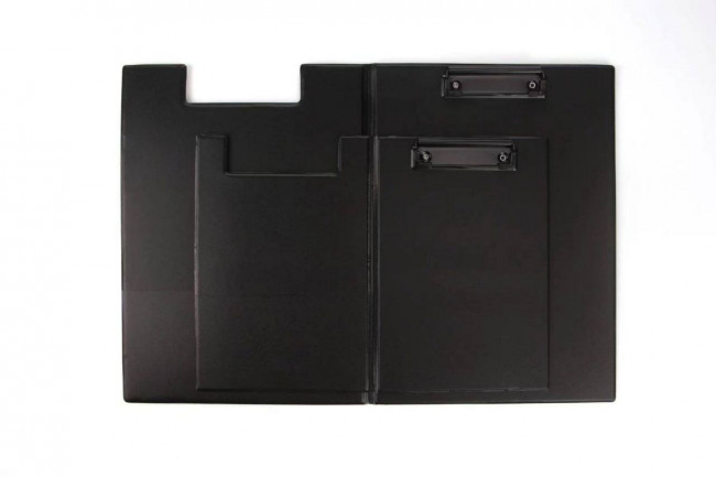 Папка-планшет А4 кожаная с крышкой, мет. прижим, черный, Cobest/D5051 Папка-планшет А4 кожаная с крышкой, мет. прижим, черный, Cobest/D5051