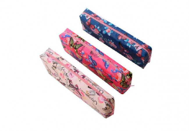 Пенал-косметичка FLY, 20х6х3 см, на молнии, полиуретан, ассорти 3 дизайна, ОПП-упаковка Пенал-косметичка FLY, 20х6х3 см, на молнии, полиуретан, ассорти 3 дизайна, ОПП-упаковка