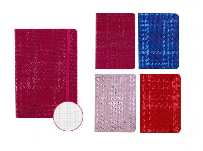 Блокнот 80л "Plaid" 14,8 х 20,5 см, ассорти/MAZARI