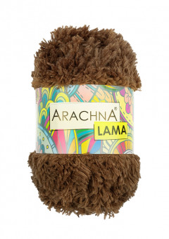 Пряжа ARACHNA "LAMA"   100% микрополиэстер   . х  200 г  100 м №27 коричневый "LAMA"