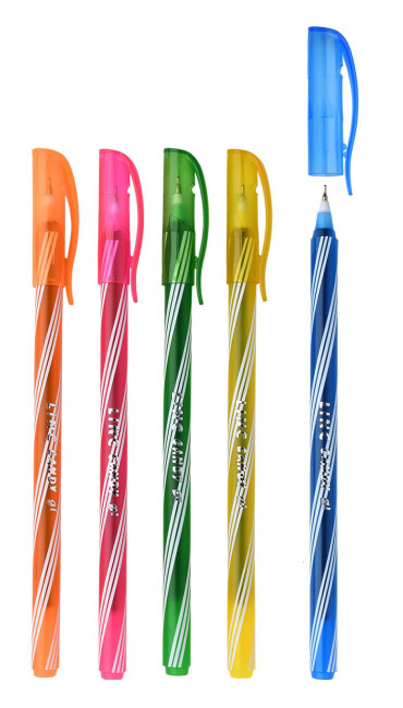 Ручка шариковая синяя 0,6мм "Candy" цветной корпус, Linc/7008/blue (50/2000) Ручка шариковая синяя 0,6мм "Candy" цветной корпус, Linc/7008/blue (50/2000)