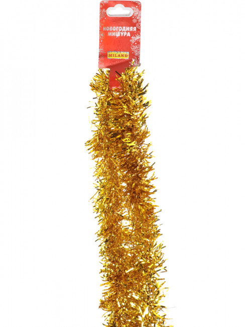 Мишура жёлтая Новогодняя, длина 2 м, диаметр 5 см НУ-5470 Мишура жёлтая Новогодняя, длина 2 м, диаметр 5 см НУ-5470