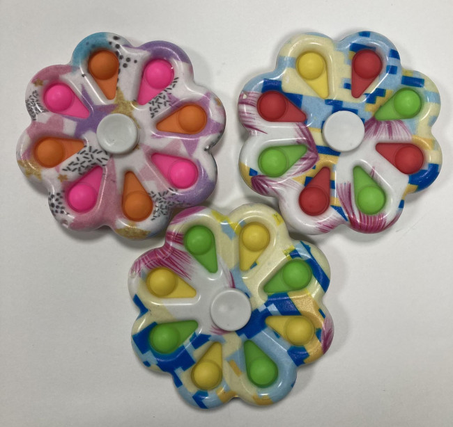 Игрушка pop it антистресс пупырка-спинер 8*8 ассорти