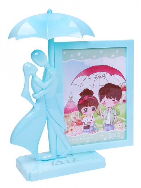 Фоторамка Зонтик, голубая 13х18 см, MILAND/ФР-7339
